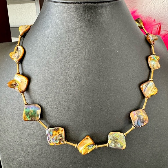 Diamond Shell and 925 Silver Necklace - Picture 8 of 9